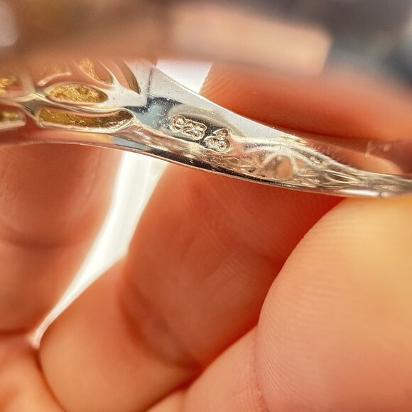 Victoria Wieck Ring Green Prasiolite Sterling Silver 925 Oval 8 Gold Clad HSN - Picture 9 of 11